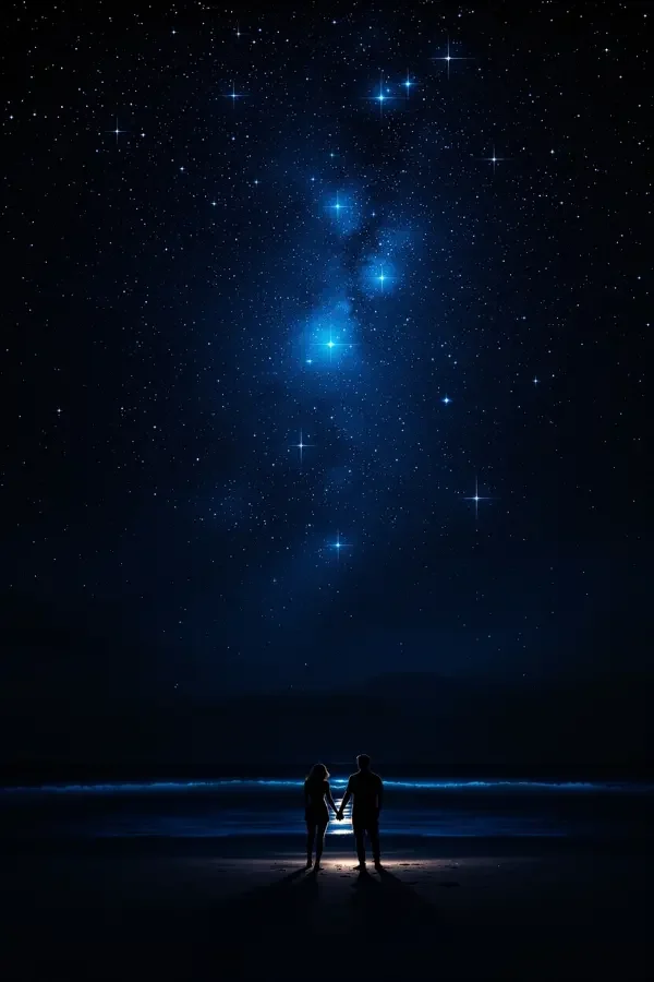 星落成海